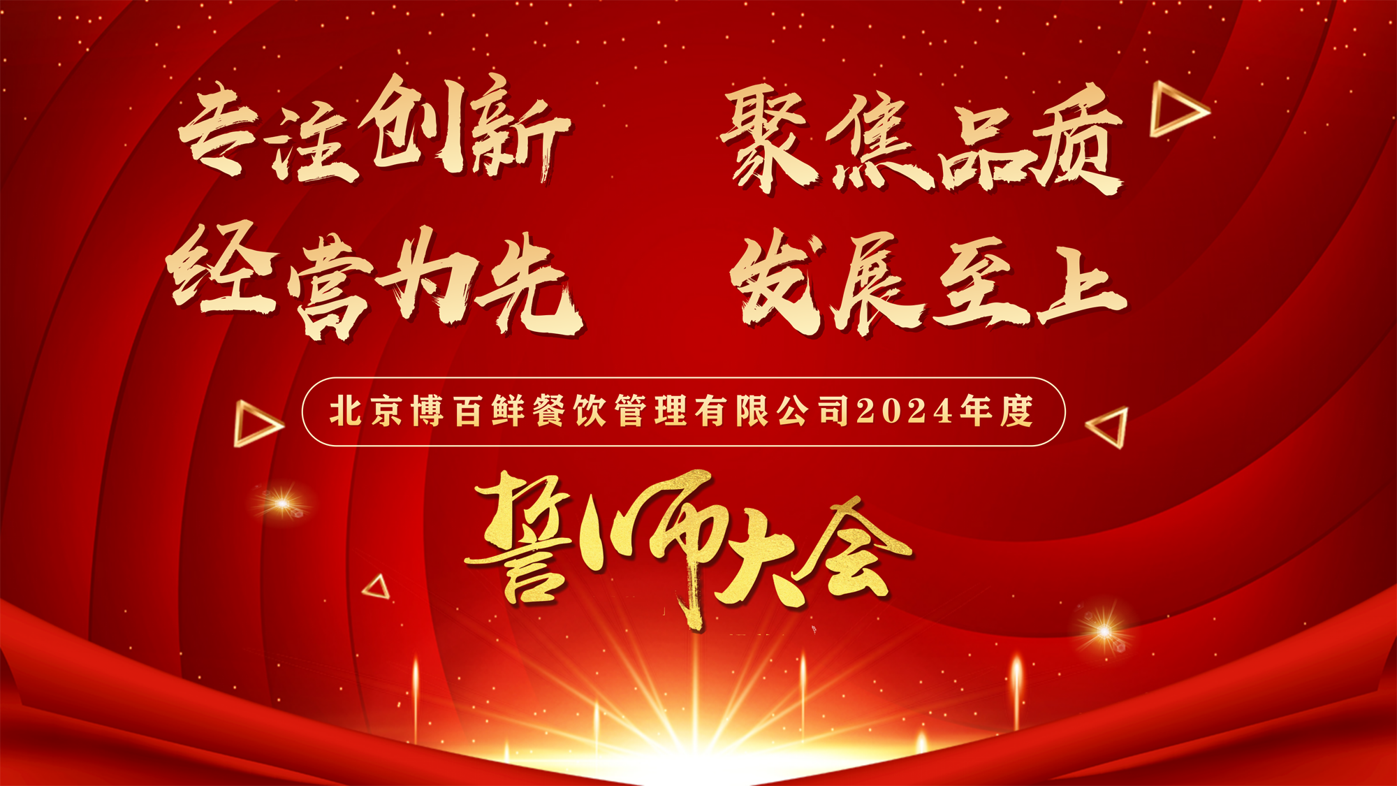 “專注創新·聚焦品質·經營為先·發展至上”——北京博百鮮餐飲管理有限公司2024年度誓師大會在京圓滿舉行?。。?>
							<div   id=